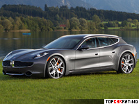 2011 Fisker Surf = 201 kph, 406 bhp, 6.8 sec.