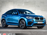 2015 BMW X6 M (F86) = 280 kph, 575 bhp, 4.2 sec.