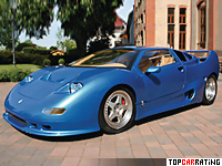 1990 Montecarlo Automobile GTB Centenaire = 350 kph, 720 bhp, 4 sec.