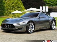 2014 Maserati Alfieri Concept = 305 kph, 466 bhp, 4.4 sec.