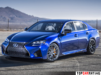 2016 Lexus GS F = 270 kph, 477 bhp, 4.6 sec.