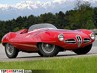 1952 Alfa Romeo 1900 C52 Disco Volante Touring Spider = 220 kph, 140 bhp, 7.2 sec.