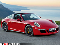 2015 Porsche 911 Targa 4 GTS (991) = 301 kph, 430 bhp, 4.3 sec.