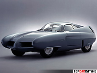 1954 Alfa Romeo Bertone BAT 7 = 201 kph, 115 bhp, 9.1 sec.