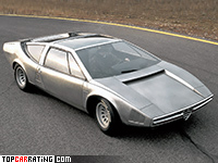 1969 Alfa Romeo Iguana ItalDesign Giugiaro = 255 kph, 245 bhp, 4.3 sec.