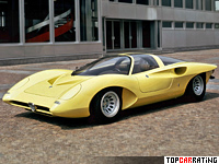 1970 Alfa Romeo 33 Pininfarina Concept = 255 kph, 233 bhp, 4.6 sec.