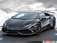 2015 Lamborghini Huracan Mansory MH1 = 330 kph, 850 bhp, 2.9 sec.