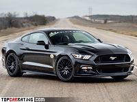 2015 Ford Mustang GT Hennessey HPE750 Supercharged = 323 kph, 784 bhp, 3.6 sec.