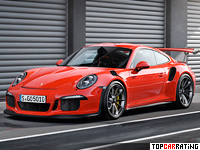 2015 Porsche 911 GT3 RS (991) = 310 kph, 500 bhp, 3.3 sec.