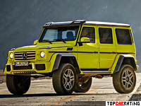 2016 Mercedes-Benz G500 4x4² = 210 kph, 422 bhp, 7.4 sec.