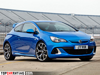 2012 Vauxhall Astra VXR = 250 kph, 280 bhp, 5.9 sec.