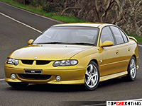 2000 Holden Commodore SS (VX) = 257 kph, 306 bhp, 6 sec.