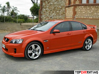 2006 Holden Commodore SS-V (VE) = 280 kph, 367 bhp, 5.2 sec.