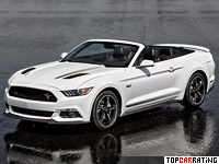 2016 Ford Mustang GT Convertible California = 249 kph, 441 bhp, 4.4 sec.