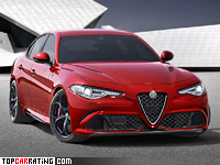 2016 Alfa Romeo Giulia Quadrifoglio = 307 kph, 510 bhp, 3.9 sec.