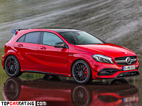 2016 Mercedes-AMG A 45 4Matic (W176) = 250 kph, 381 bhp, 4.2 sec.