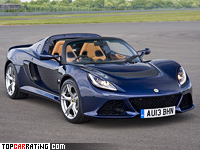2012 Lotus Exige S Roadster = 281 kph, 350 bhp, 4.4 sec.