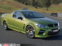 2014 Holden Ute HSV GTS Maloo = 310 kph, 585 bhp, 4.2 sec.