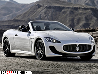 2014 Maserati GranCabrio MC (M145 ED) = 294 kph, 460 bhp, 4.8 sec.