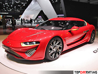 2015 nanoFlowcell Quant F = 300 kph, 1090 bhp, 2.8 sec.