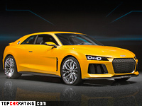 2013 Audi Sport Quattro Concept = 305 kph, 700 bhp, 3.7 sec.