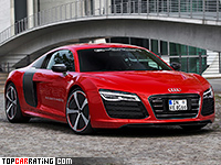 2012 Audi R8 e-Tron Prototype = 200 kph, 381 bhp, 4.8 sec.