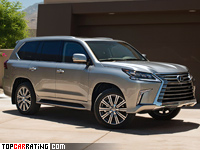 2016 Lexus LX 570 = 220 kph, 388 bhp, 7.7 sec.