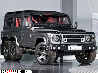 2015 Land Rover Defender Project Kahn Flying Huntsman 110 6x6 = 160 kph, 500 bhp, 9.5 sec.