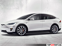 2016 Tesla Model X P90D = 250 kph, 762 bhp, 3.4 sec.