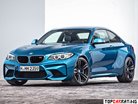 2016 BMW M2 Coupe (F87) = 270 kph, 370 bhp, 4.3 sec.