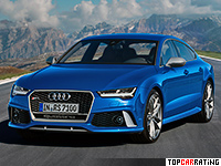 2016 Audi RS7 Performance = 305 kph, 605 bhp, 3.7 sec.