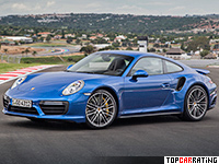 2016 Porsche 911 Turbo Coupe (991.2) = 320 kph, 540 bhp, 3 sec.