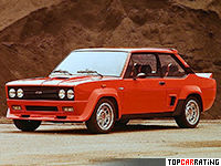 1976 Fiat 131 Abarth Rally = 190 kph, 139 bhp, 8.2 sec.