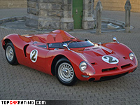 1966 Bizzarrini P538 Barchetta = 280 kph, 360 bhp, 5.2 sec.