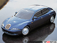 1993 Bugatti EB 112 Prototype = 300 kph, 461 bhp, 4.4 sec.