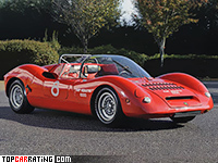 1966 Fiat Abarth 1000 SP = 225 kph, 113 bhp, 8 sec.