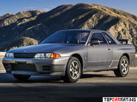 1989 Nissan Skyline GT-R (BNR32) = 246 kph, 280 bhp, 5.3 sec.