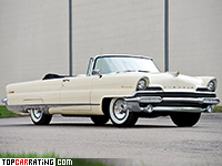 1956 Lincoln Premiere Convertible = 181 kph, 279 bhp, 11.2 sec.