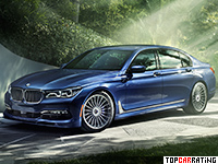 2017 Alpina B7 Bi-Turbo L Allrad (G12) = 310 kph, 608 bhp, 3.7 sec.