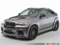 2011 BMW X6 M Hamann Tycoon Evo M = 300 kph, 670 bhp, 4.2 sec.