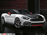 2016 Fiat 124 Spider Abarth = 232 kph, 170 bhp, 6.8 sec.