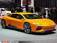 2016 ItalDesign Giugiaro GTZero Concept = 250 kph, 490 bhp, 4.4 sec.