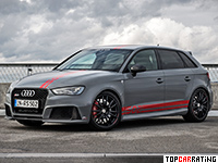 2016 Audi RS3 Sportback MTM RS3 R = 300 kph, 502 bhp, 3.6 sec.