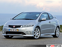 2007 Honda Civic Type-R (FN2) = 230 kph, 201 bhp, 7 sec.