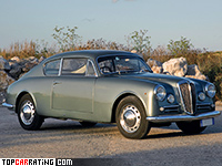 1953 Lancia Aurelia GT Coupe 2500 = 180 kph, 118 bhp, 11.8 sec.