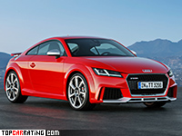 2017 Audi TT RS Coupe = 280 kph, 400 bhp, 3.7 sec.