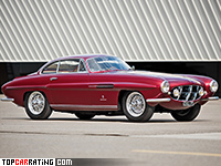 1953 Jaguar XK120 Ghia Supersonic Coupe = 230 kph, 210 bhp, 7.5 sec.