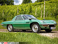 1968 Mazda Cosmo Sport (L10B) = 200 kph, 128 bhp, 9 sec.