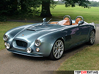 2017 Bristol Bullet = 250 kph, 375 bhp, 3.8 sec.