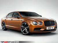 2017 Bentley Flying Spur W12 S = 325 kph, 635 bhp, 4.5 sec.